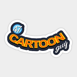47Cartoonguy Sticker